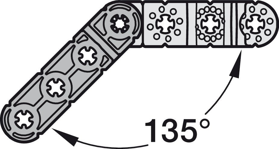 Häfele Ixconnect UC 16/64 Universal Connector – Black Plastic (Multi - Pack Options Available) - KI Home
