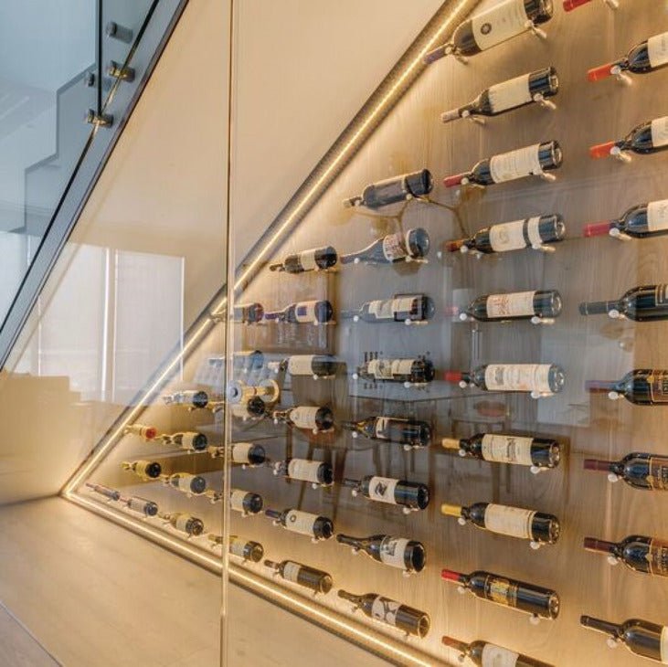 Hafele Premium 2 - Pack Wall - Mounted Wine Pegs Bottle Display Rack - KI Home