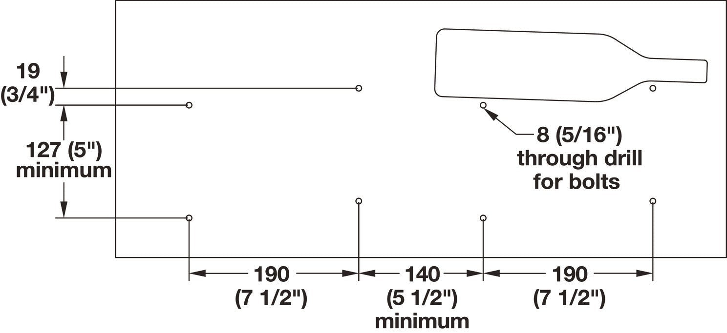 Hafele Premium 2 - Pack Wall - Mounted Wine Pegs Bottle Display Rack - KI Home