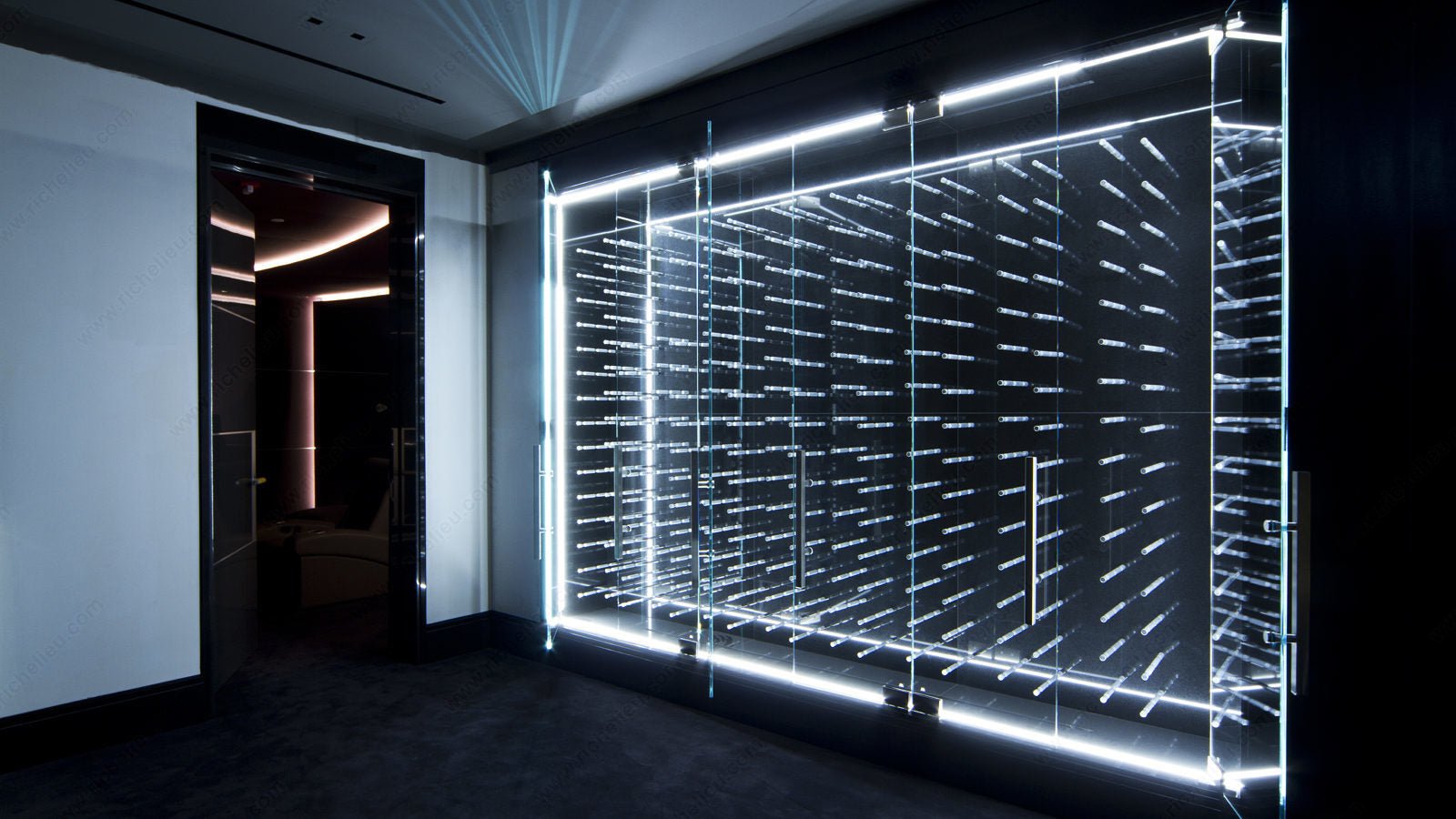 Hafele Premium 2 - Pack Wall - Mounted Wine Pegs Bottle Display Rack - KI Home