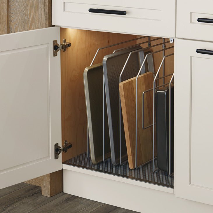 Hafele Steel Tray Divider – Vertical Storage Organizer for Cabinets - KI Home