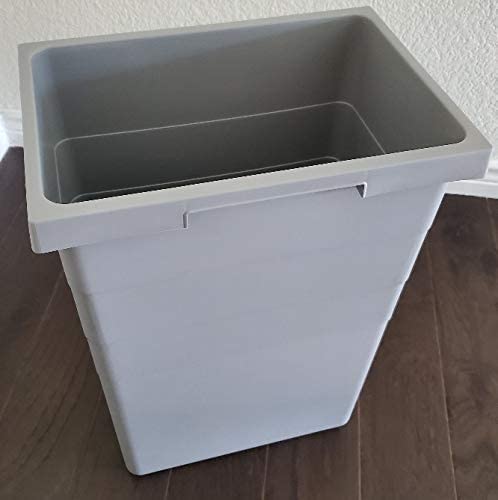 Hailo 38 liters Large Replacement Waste Bin Euro Cargo Trash for Commercial and Residential use 40.15 Quart Capacity - KI Home