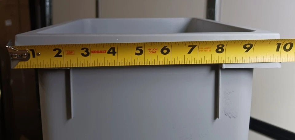 Hailo 38 liters Large Replacement Waste Bin Euro Cargo Trash for Commercial and Residential use 40.15 Quart Capacity - KI Home