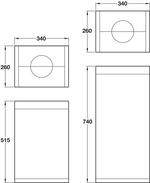 Hailo Snap - Top White Free Standing Kitchen Waste Bin Clean & Easy Disposal - KI Home