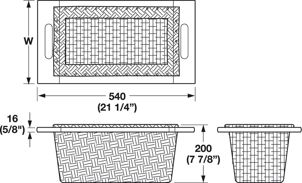 Hand - Woven Pull - Out Wicker Basket with Beech Wood Handles and Runners Made in Poland - KI Home