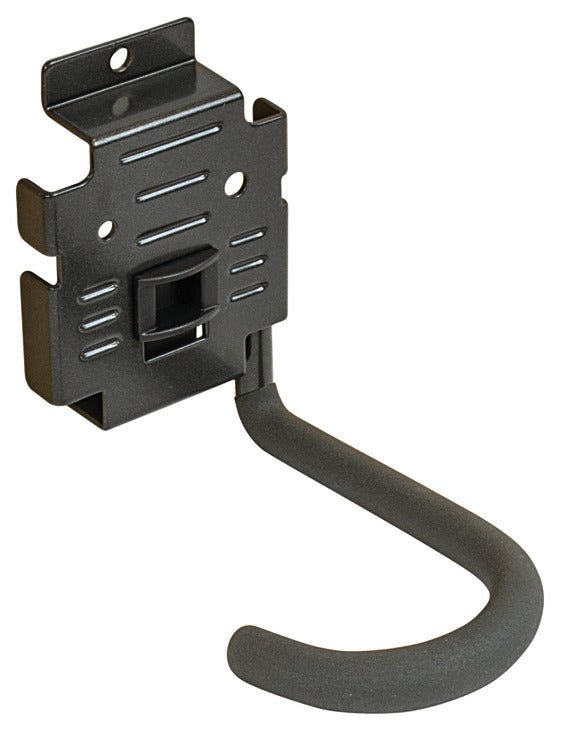 HandiWall 5 Inch Bike Hook with Locking Bracket for Garage Slatwall Storage - KI Home