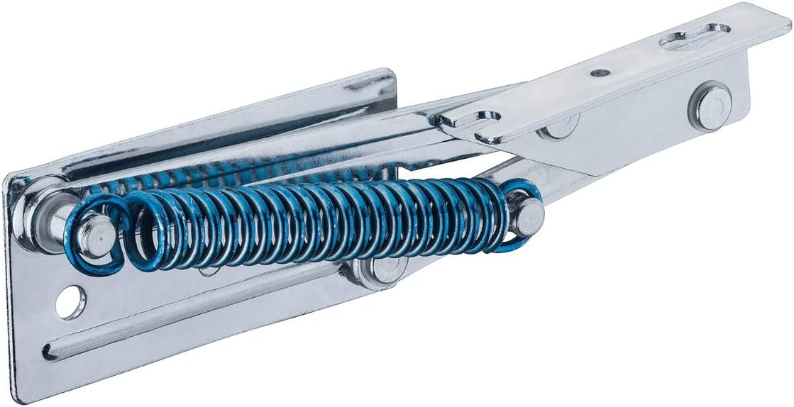 Heavy - Duty Steel Bench Seat Hinges with Spring for Seat Tops Weighing 8 - 12 kg (17.6 – 26.4 lbs) - Pair (Left and Right) Made In Hungary - KI Home