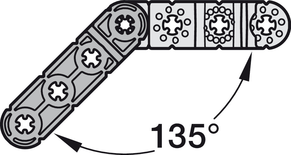 Häfele Ixconnect UC 16/64 Universal Connector – Black Plastic (Multi-Pack Options Available)