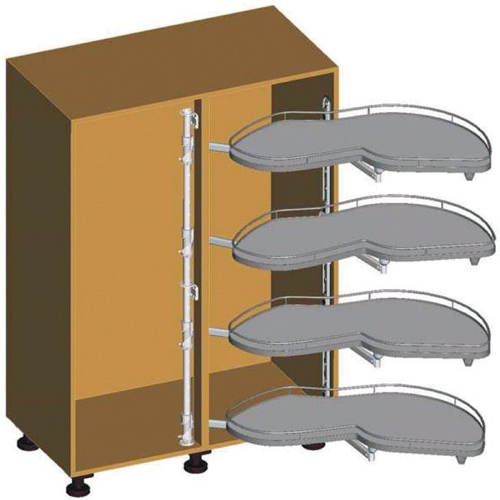 Kesseböhmer Highboard Post Kit for LeMans II, Min. 50" Cabinet Height - KI Home