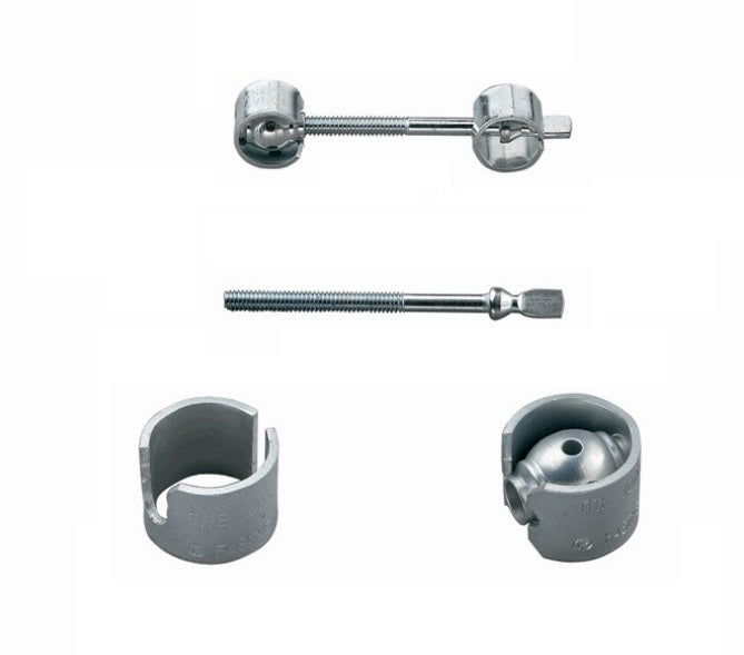 4-Inch Long Adjustable Steel Countertop Joint Fasteners Bolts – Designed for 3/4" Thick Wood Applications