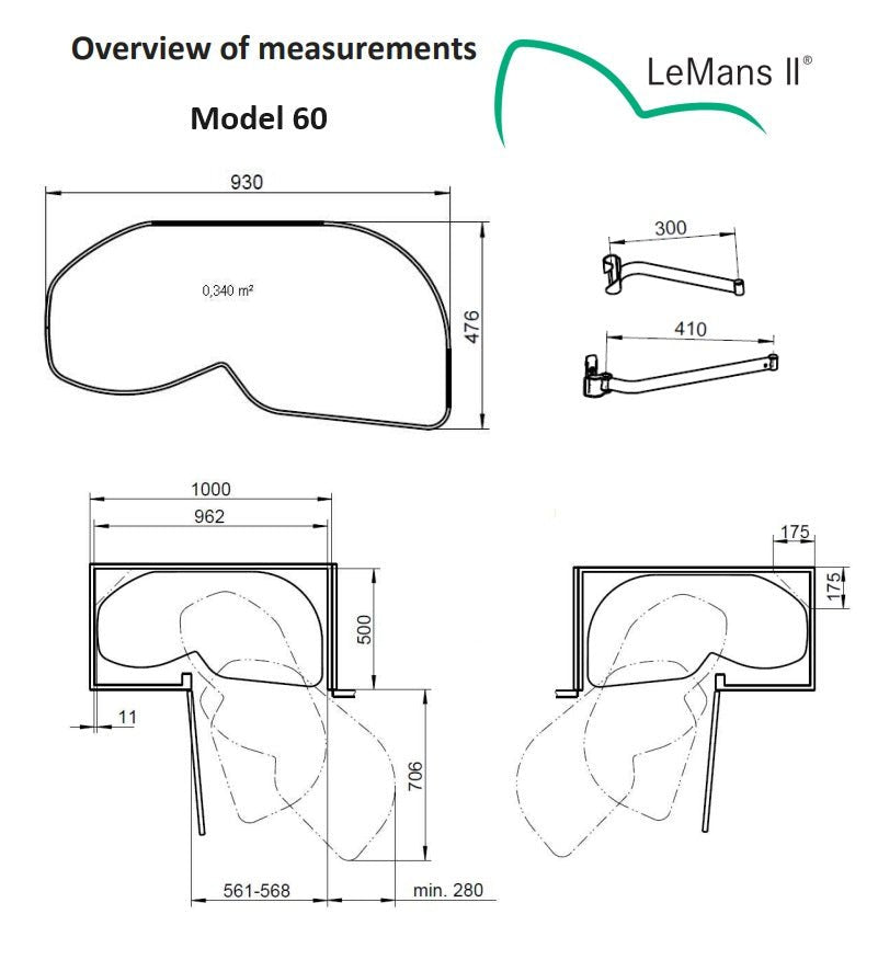 Lemans II Set 2 - Shelf Lazy Susan with Soft - Close for Blind Base Corner Cabinets Chrome and Maple Model 60 Swing Left - KI Home