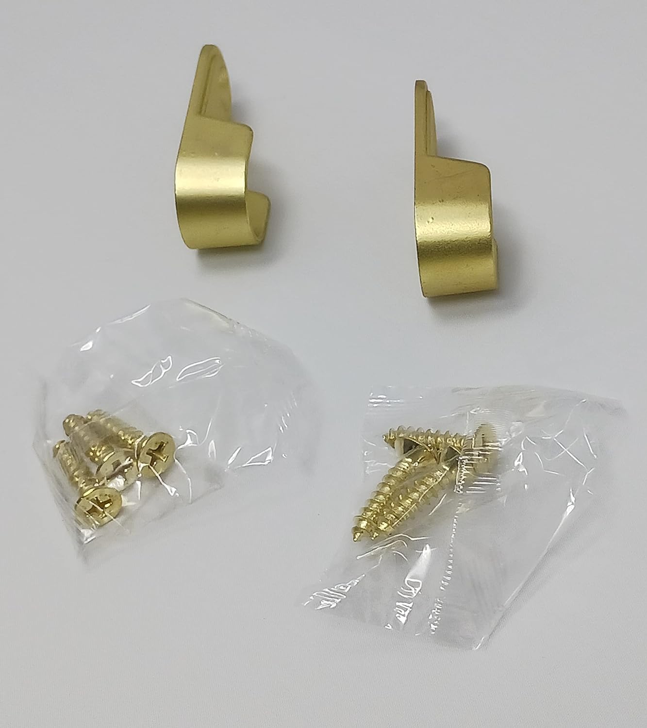 Matte Brass Oval Wardrobe Tube Closet Rod with Two End Caps and Installation Screws - KI Home