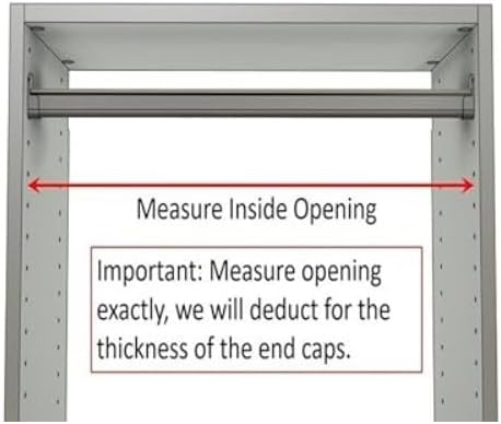 Matte Brass Oval Wardrobe Tube Closet Rod with Two End Caps and Installation Screws - KI Home