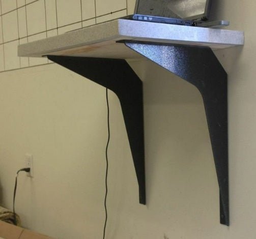 One Pair BuiltTough Heavy - Duty Reversible Workstation Brackets (US - Made) - KI Home