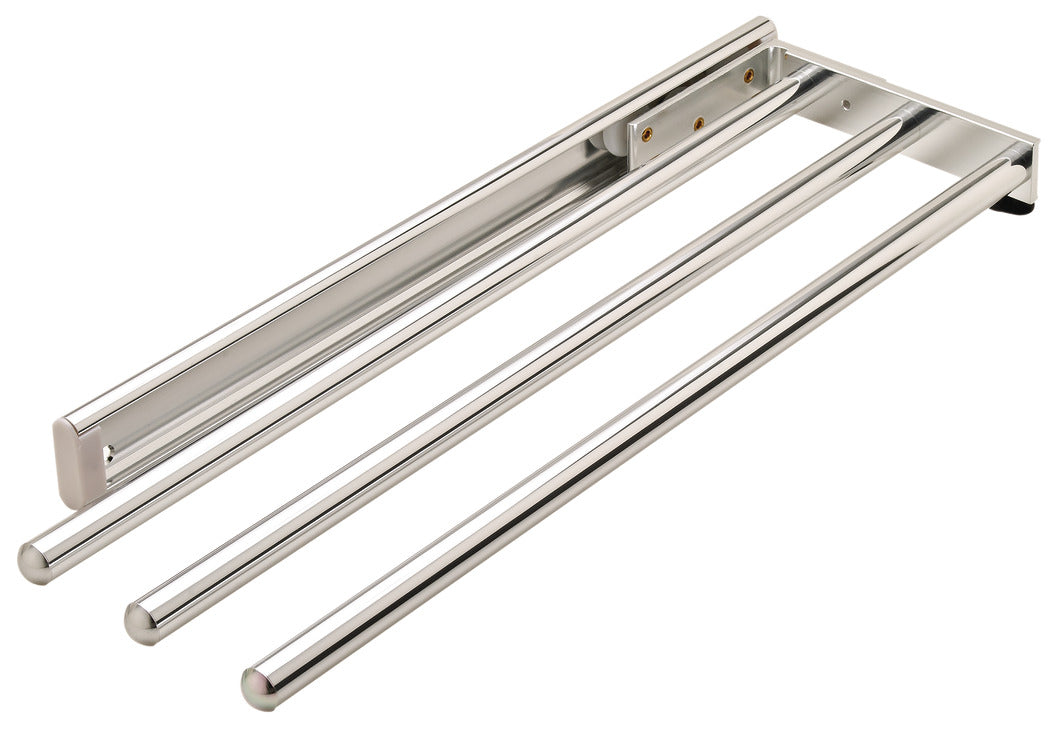 Hafele Under Sink Three-Prong Pullout Hand Towel Rack