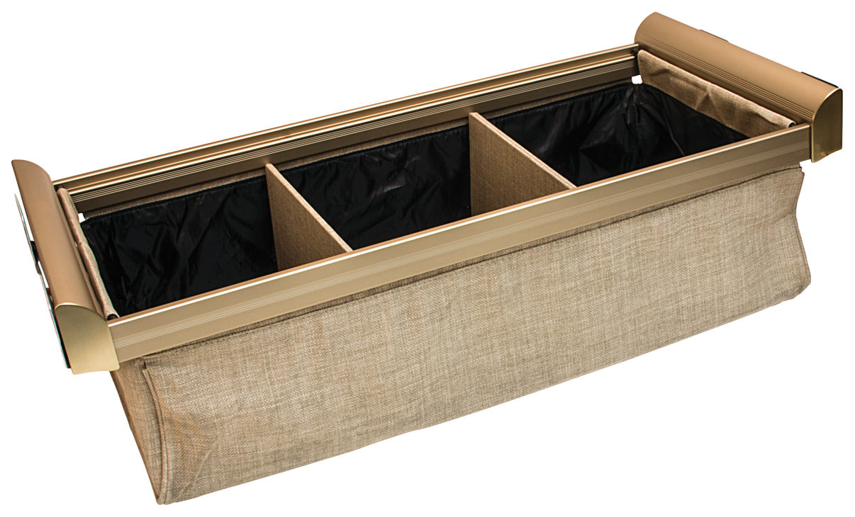 TAG Hardware ENGAGE Deep Drawer Divider Full Extension Soft-Close Undermount Slides for Sweater and Jeans Organizer