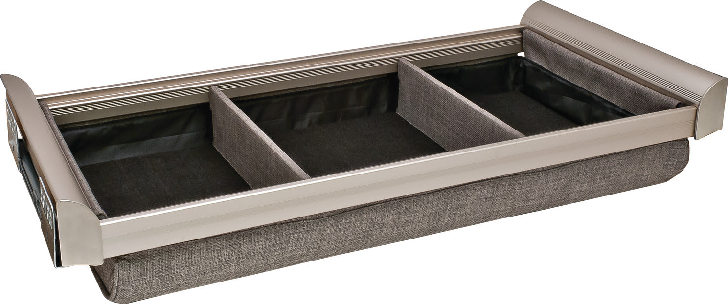 TAG Hardware Engage Pullout Lingerie Organizer | Soft-Close Undermount Slides, 14-Inch Depth