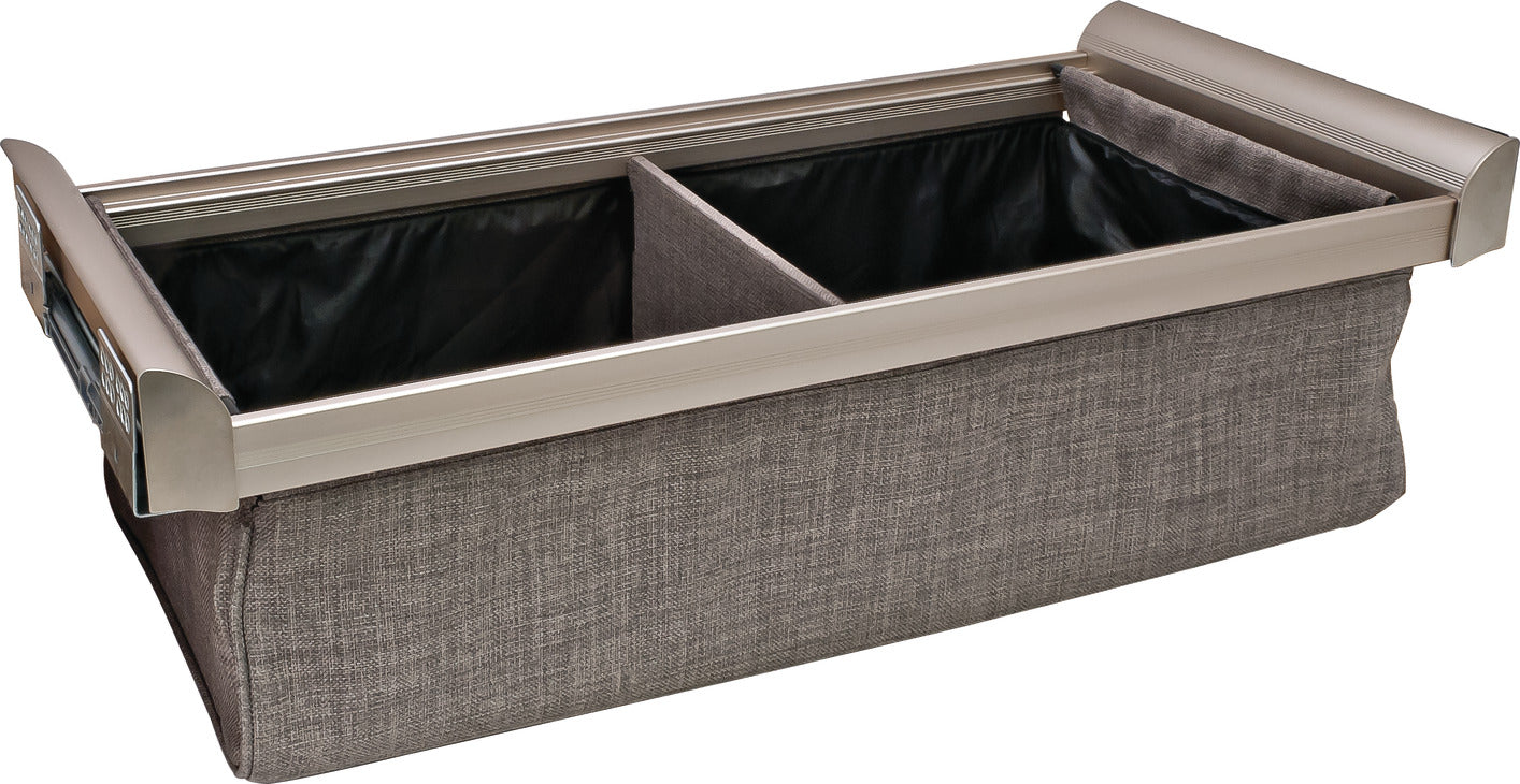 TAG Hardware ENGAGE Deep Drawer Divider Full Extension Soft-Close Undermount Slides for Sweater and Jeans Organizer