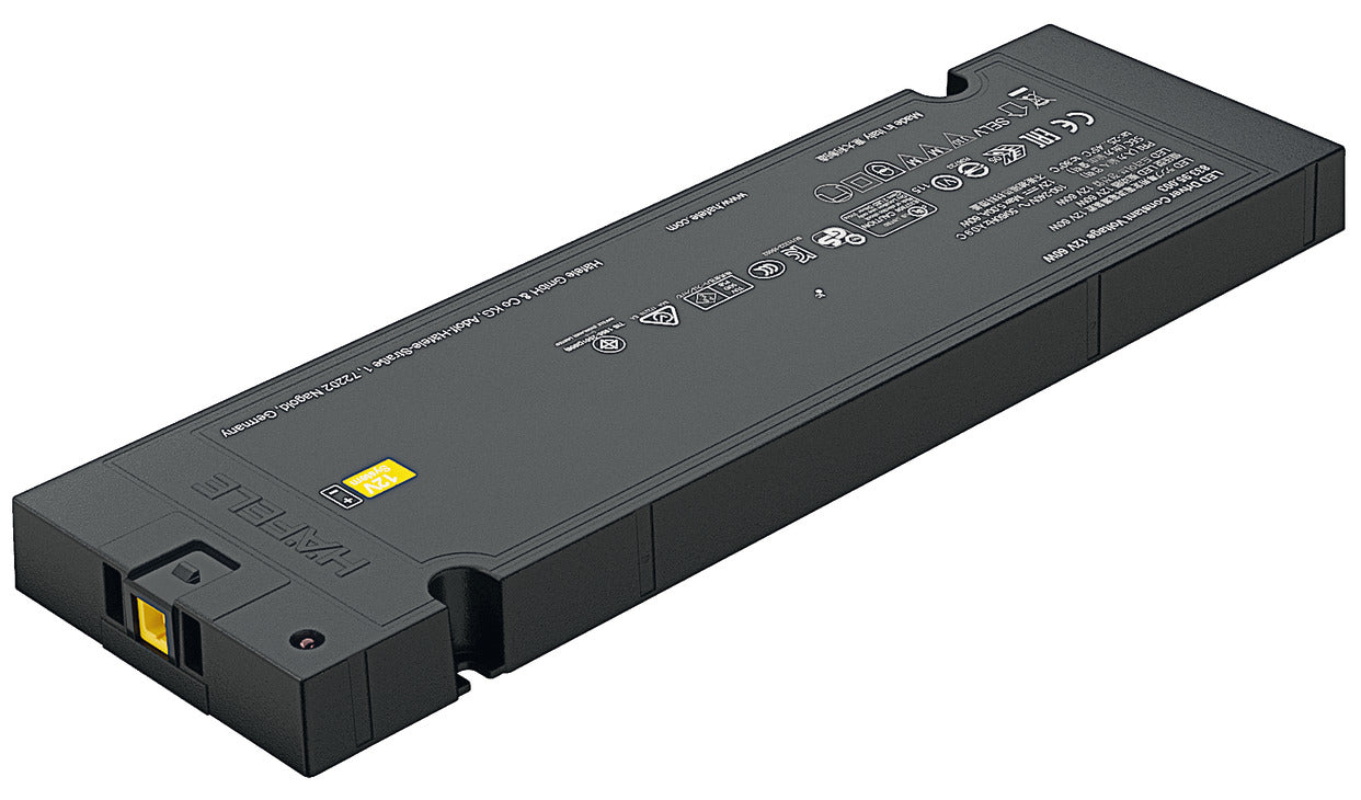 Hafele Loox5 Driver Constant Voltage AC to 12 volts DC with 90 Degree Power Cable