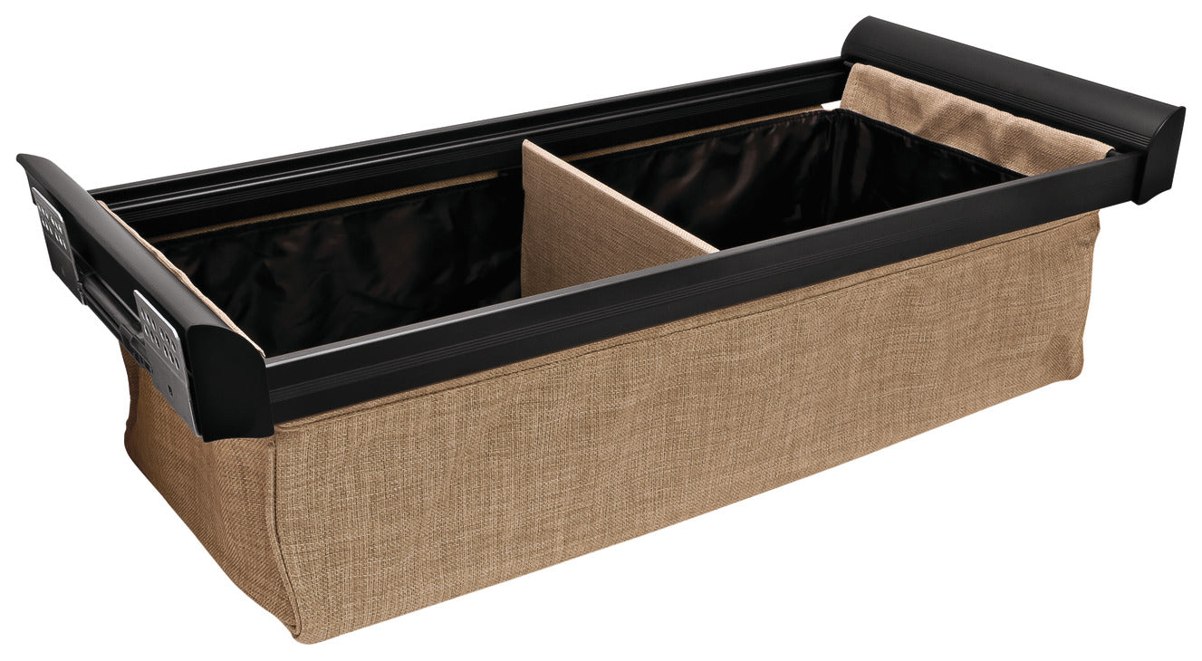 TAG Hardware ENGAGE Deep Drawer Divider Full Extension Soft-Close Undermount Slides for Sweater and Jeans Organizer