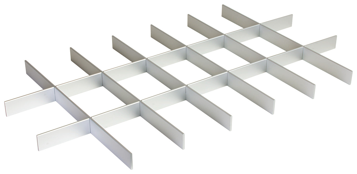 TAG Hardware Engage Jewelry Drawer Insert Customizable Grids for Jewelry, Ties, and Accessories, Adaptable with Drawer Face Adapters