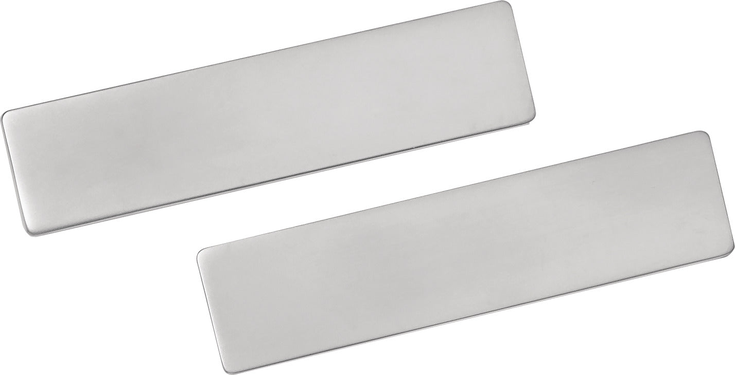 TAG Hardware Elite End Caps – 1 Pair Zinc Caps for Leather Wrapped Cleat Boards