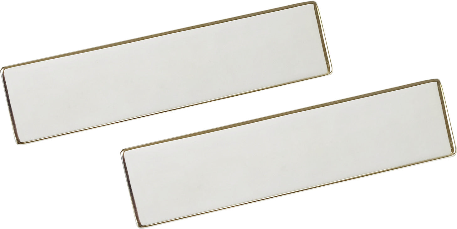 TAG Hardware Elite End Caps – 1 Pair Zinc Caps for Leather Wrapped Cleat Boards