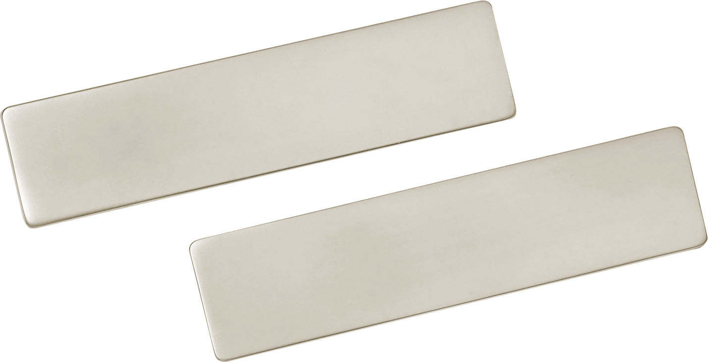 TAG Hardware Elite End Caps – 1 Pair Zinc Caps for Leather Wrapped Cleat Boards