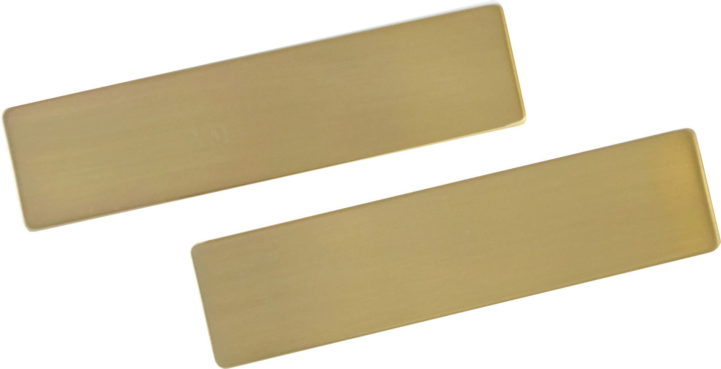 TAG Hardware Elite End Caps – 1 Pair Zinc Caps for Leather Wrapped Cleat Boards