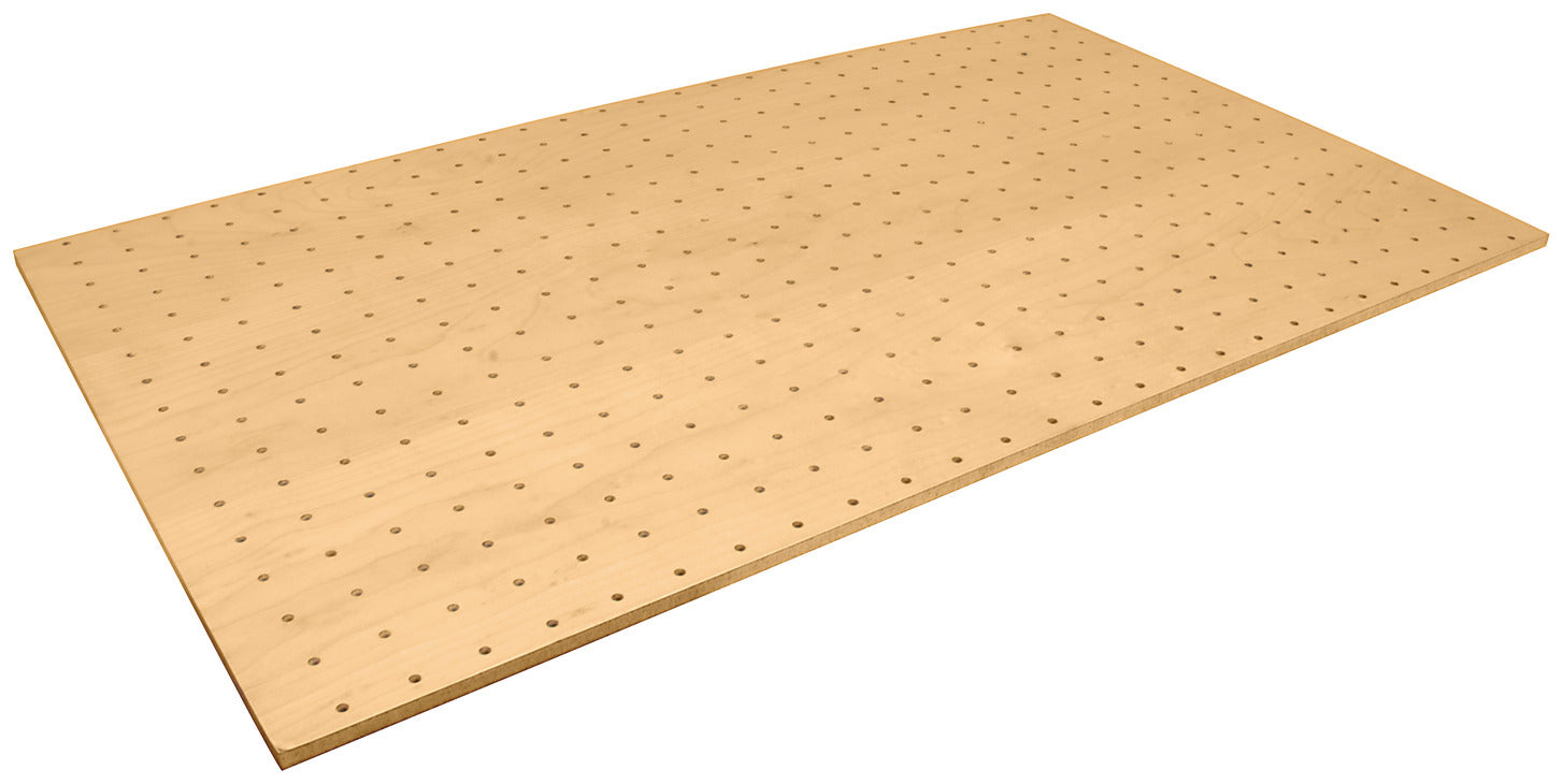 Hafele Elemental Birch Wood Peg Board Drawer Organizer, 34" W x 19-3/4" D