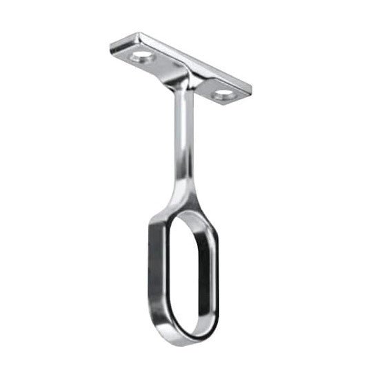 ProPack Case Heavy - Duty Polished Chrome Oval Wardrobe Closet Rod Kits - KI Home