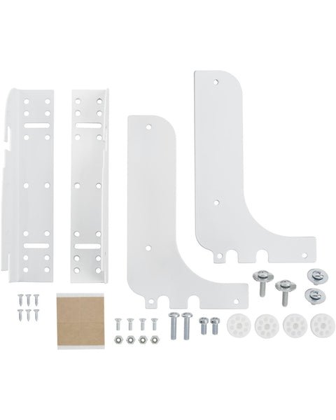 Rev - A - Shelf RV Series Door Mount Kit for Pull - Out Waste Bins – White Steel (RV DM KIT) - KI Home