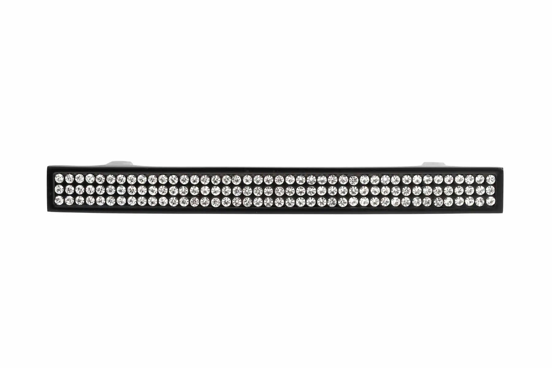 Richelieu Hardware Vence Collection Modern Metal and Crystal Modern Cabinet and Drawer Pull Handle for Kitchen, Bathroom, and Furniture