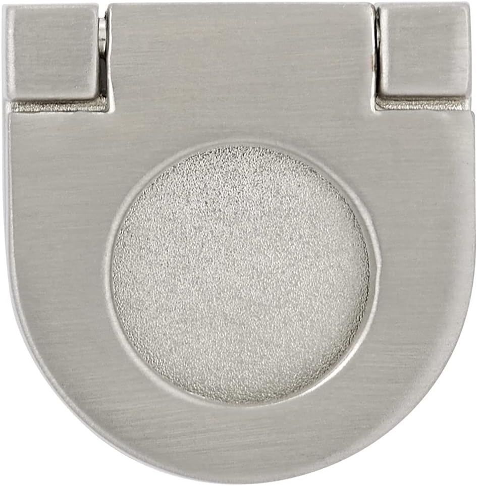 Richelieu Hardware 1 1/16 in (27 mm) Center Brushed Nickel Contemporary Cabinet Pull - KI Home