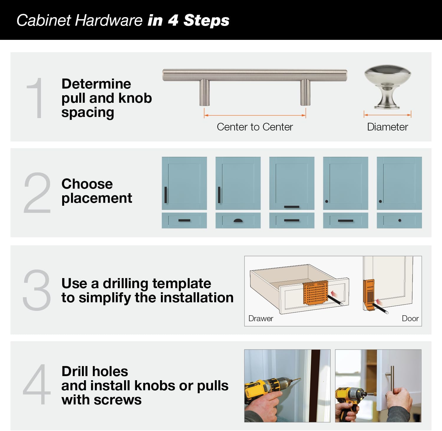 Richelieu Hardware 8160 Modern Armadale Collection Cabinet Bar Pull – Multiple Sizes & Finishes – Matching Appliance Pull Available - KI Home