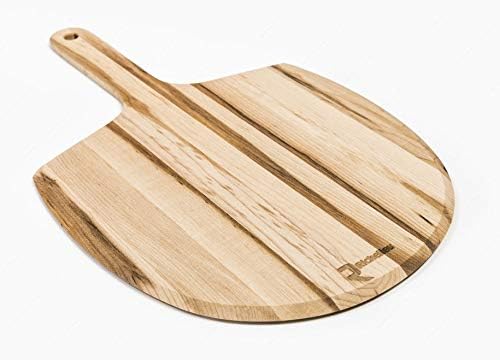 Richelieu Wooden Pizza Cutting Board 21" x 13" x 0.37" Canadian Maple with Application Kit - KI Home