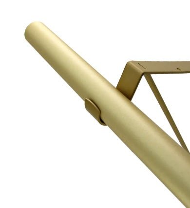 Round Rod & Shelf Bracket 11" – Steel Closet Rod & Shelf Support, Traditional, Heavy Duty - KI Home