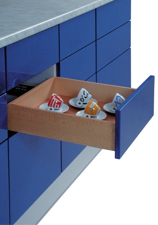 Salice Futura 16 Soft - Close Full - Extension Undermount Drawer Slides with Pair of front Clips | 75 lbs Capacity - KI Home