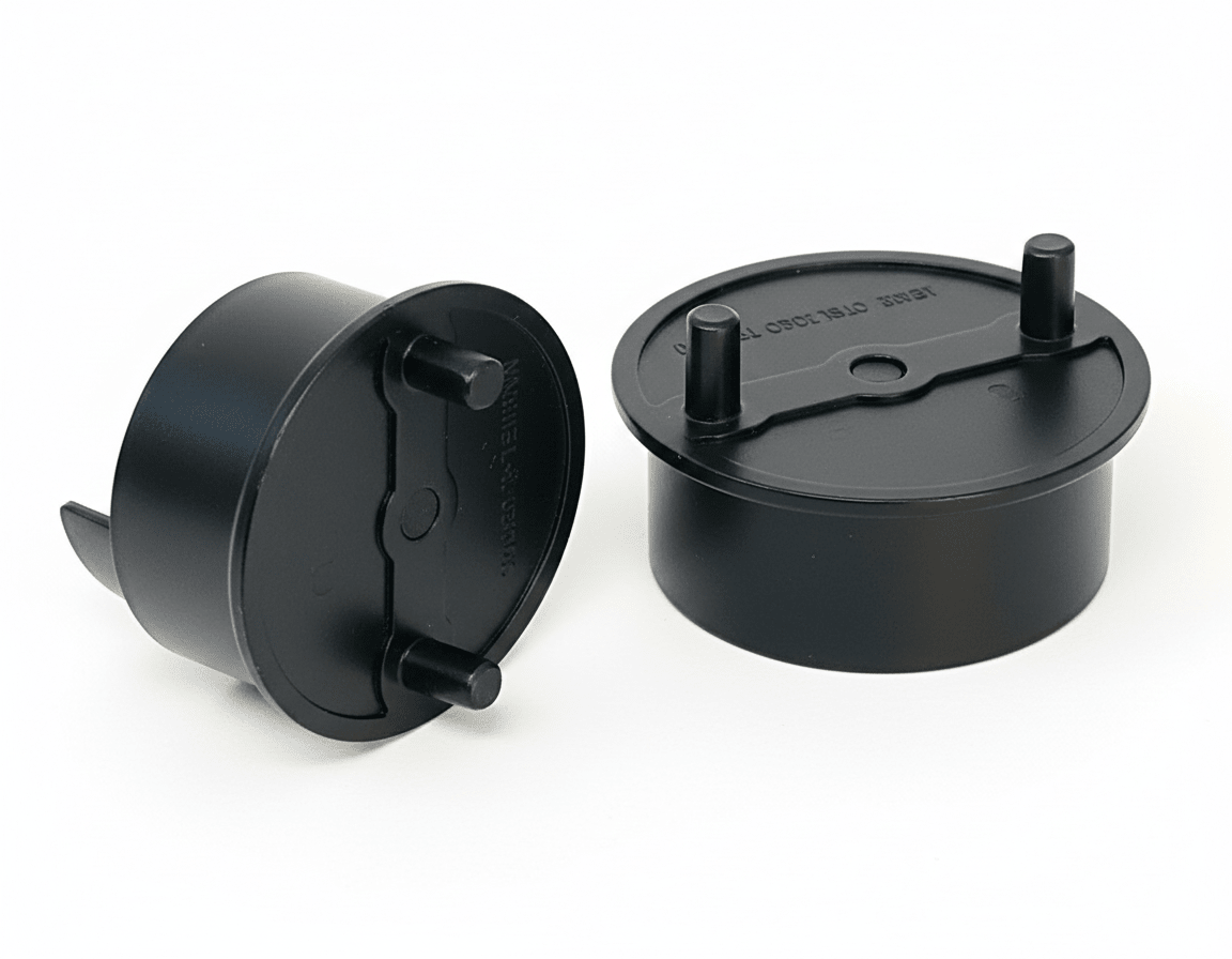 TAG Hardware 1 Pair (2 Pieces) Round Closet Rod Supports | 1 - 5/16" Diameter - KI Home