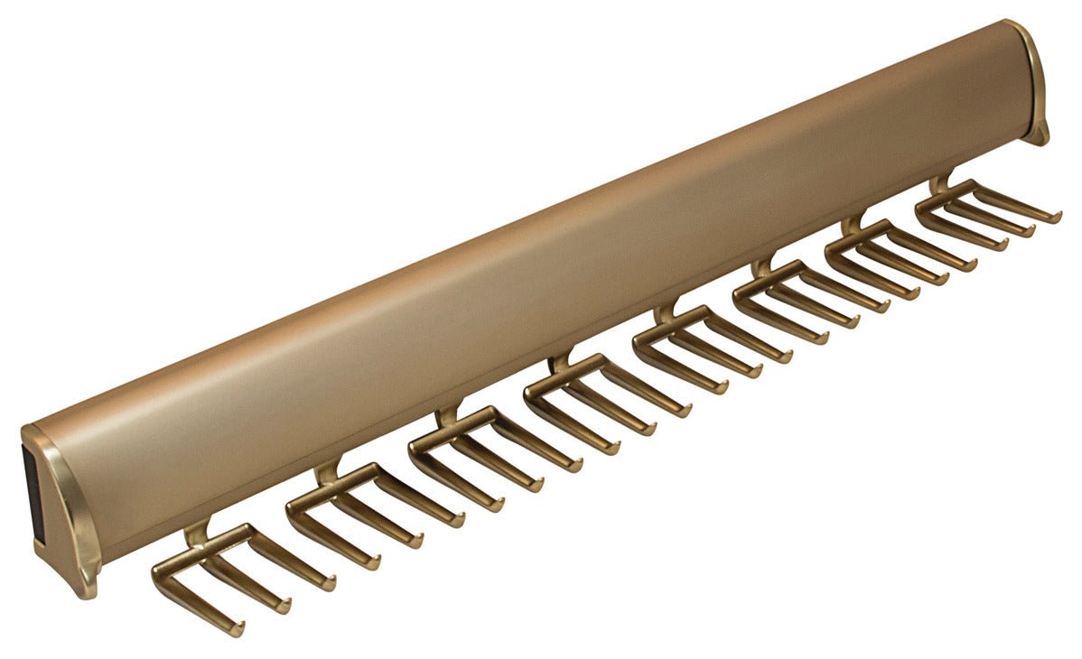 TAG Hardware Designer 24 - Hook Full Extension Telescopic Tie Rack Closet Organizer - KI Home