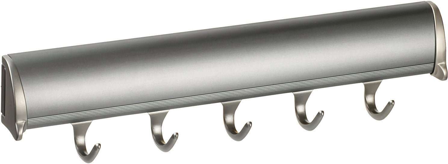 TAG Hardware Designer 5 - Hook Valet Belt Tie Rack Closet Organizer with 11.75 Inch Extension - KI Home