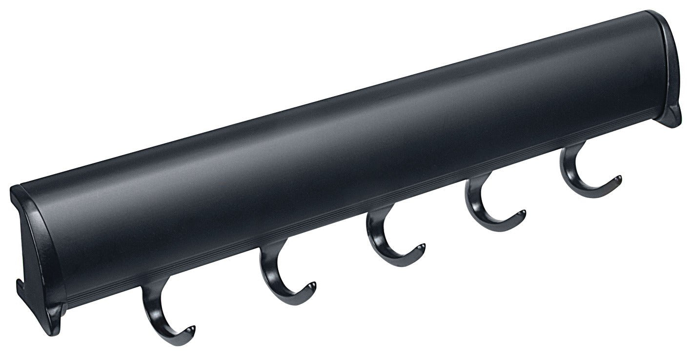 TAG Hardware Designer 5 - Hook Valet Belt Tie Rack Closet Organizer with 11.75 Inch Extension - KI Home