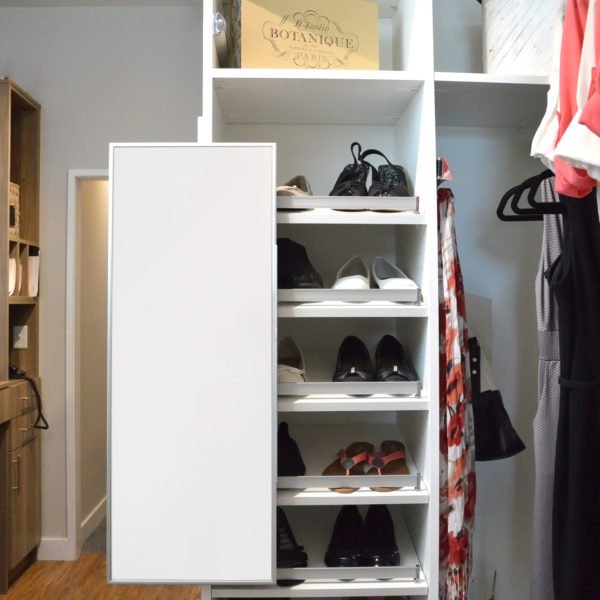 TAG Hardware Elite Full - Rotation Pull - Out Closet Mirror | Multiple Finishes - KI Home