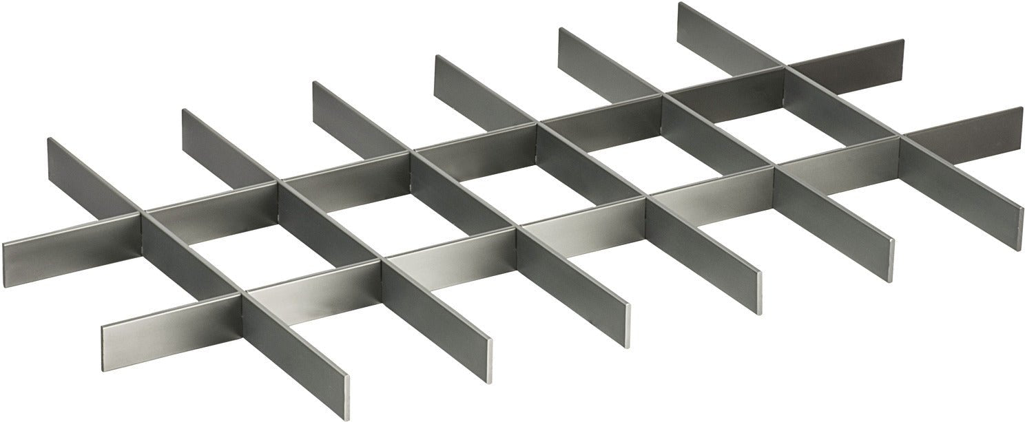 TAG Hardware Engage Jewelry Drawer Insert Customizable Grids for Jewelry, Ties, and Accessories, Adaptable with Drawer Face Adapters - KI Home