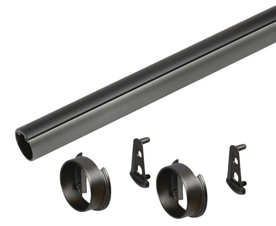 TAG Hardware Premium Custom Cut 1 - 5/16" Round Closet Rod Kit | Synergy Elite Collection - KI Home