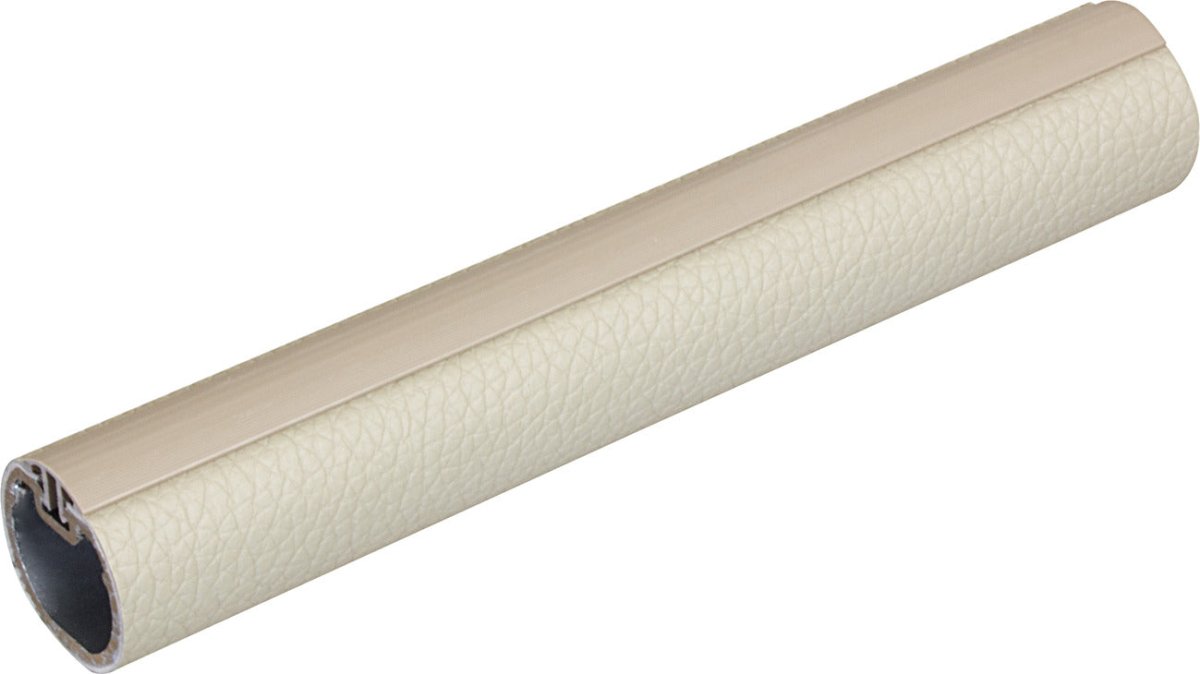 TAG Hardware Premium Leather Wrapped Closet Rod | Luxury Wardrobe Pole - KI Home