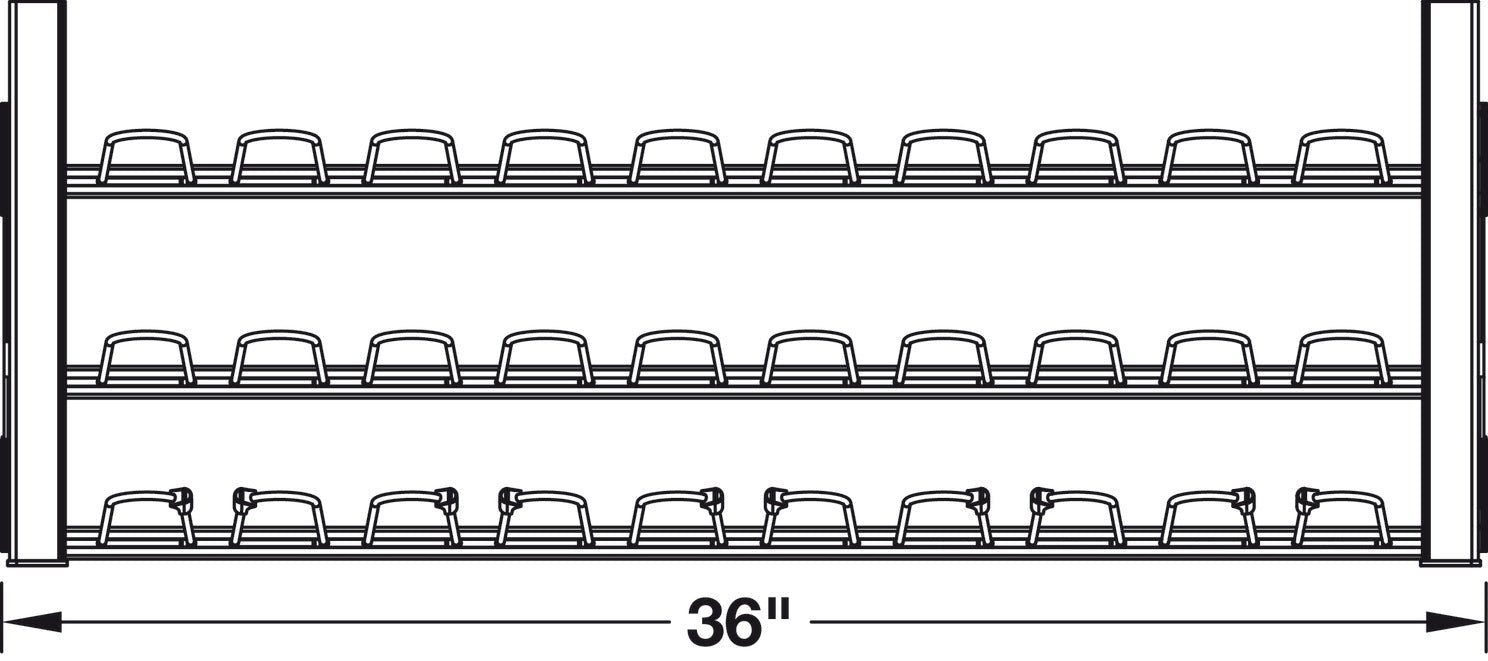 TAG Hardware Premium Shoe Rack Closet Wardrobe Organizer with Full extension Pullout Soft Close slides - KI Home