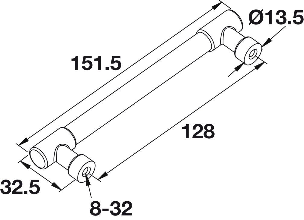 TAG Hardware Premium Traditional Bar Drawer Handle – Elegant and Functional Cabinet Pull - KI Home