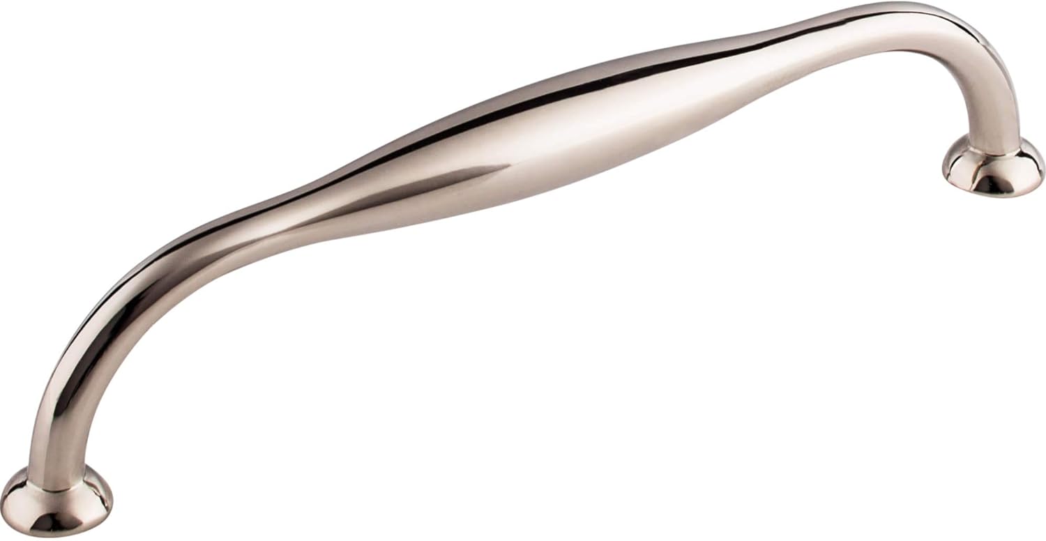 Top Knobs Chareau Shrewsbury 6 5/16" Center Bar Pull Finish: Brushed Satin Nickel - KI Home