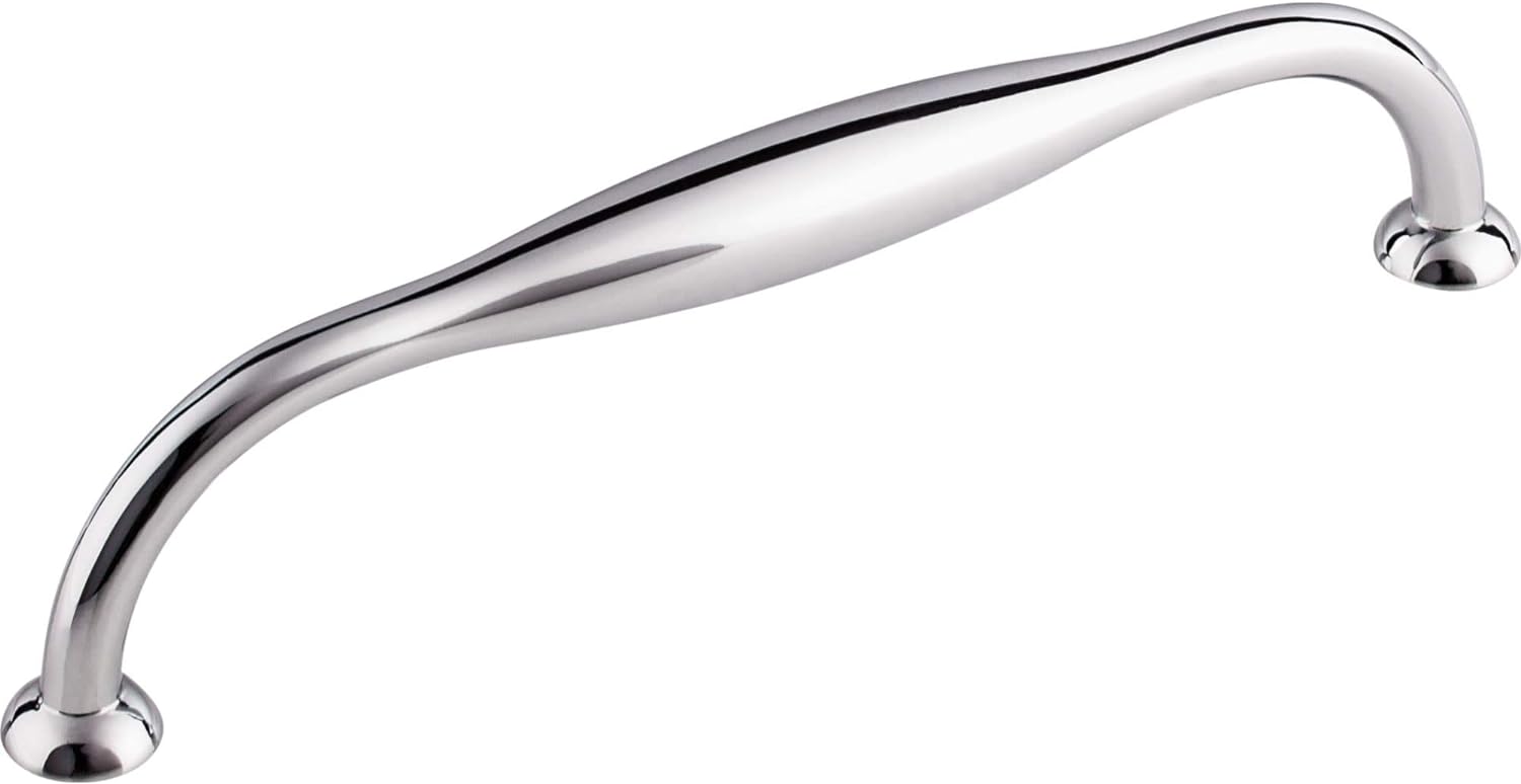 Top Knobs Chareau Shrewsbury 6 5/16" Center Bar Pull Finish: Brushed Satin Nickel - KI Home